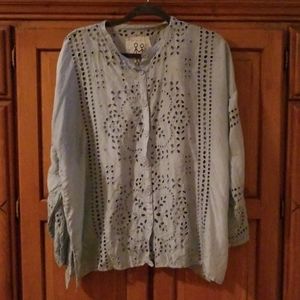 Johnny Was Silk Tunic